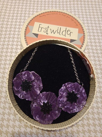 Poppyfield Purple Necklace
