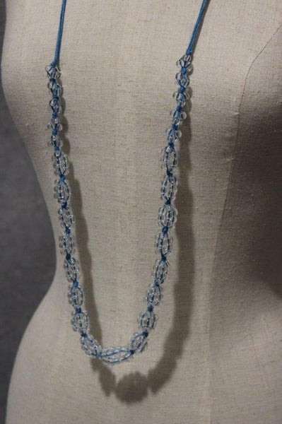 Frosted Glass Beaded Necklace IN 6 COLOURS
