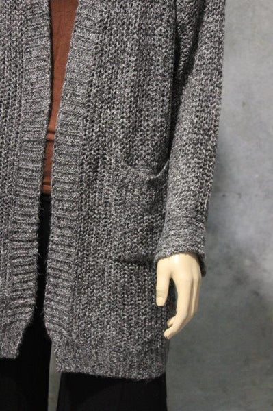 Fleck Knit Cardigan With Pockets