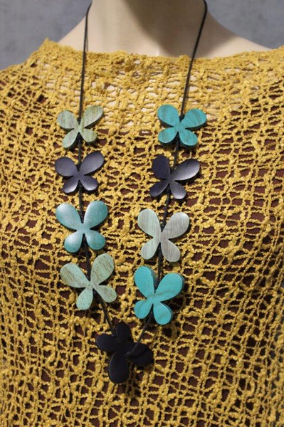 Butterfly Wood Necklace IN 3 COLOURS