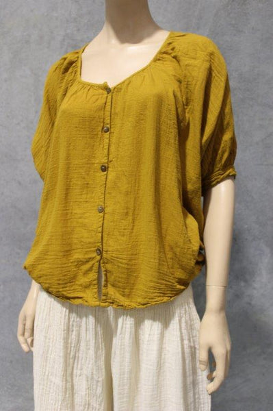 Batwing Button Thru Blouse