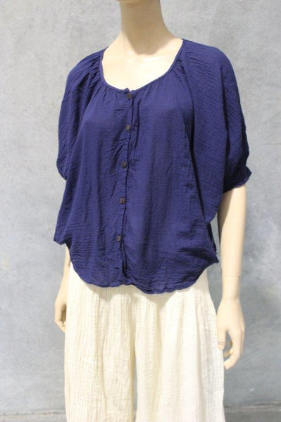 Batwing Button Thru Blouse