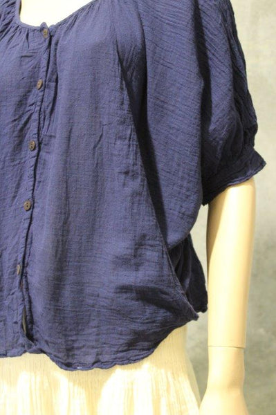 Batwing Button Thru Blouse