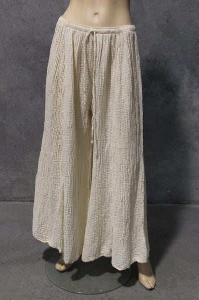 Cheesecloth Wide Leg Pants