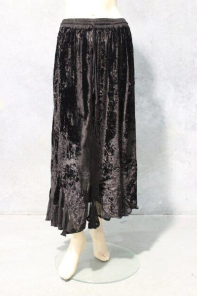 Velvet Skirt w Chiffon Godets