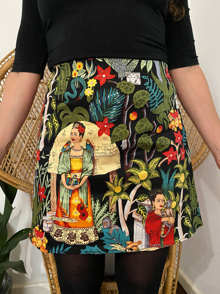 Frida Garden Print Mini Skirt
