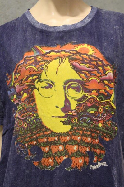 John Lennon Unisex Cotton Stonewash Tee by No Time