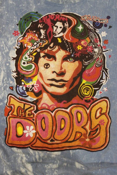 The Doors Jim Morrison Unisex Cotton Stonewash Tee by No Time