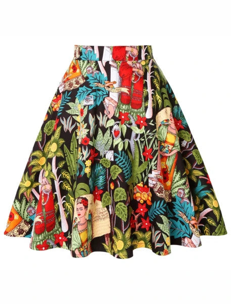 Frida Garden Circle Skirt